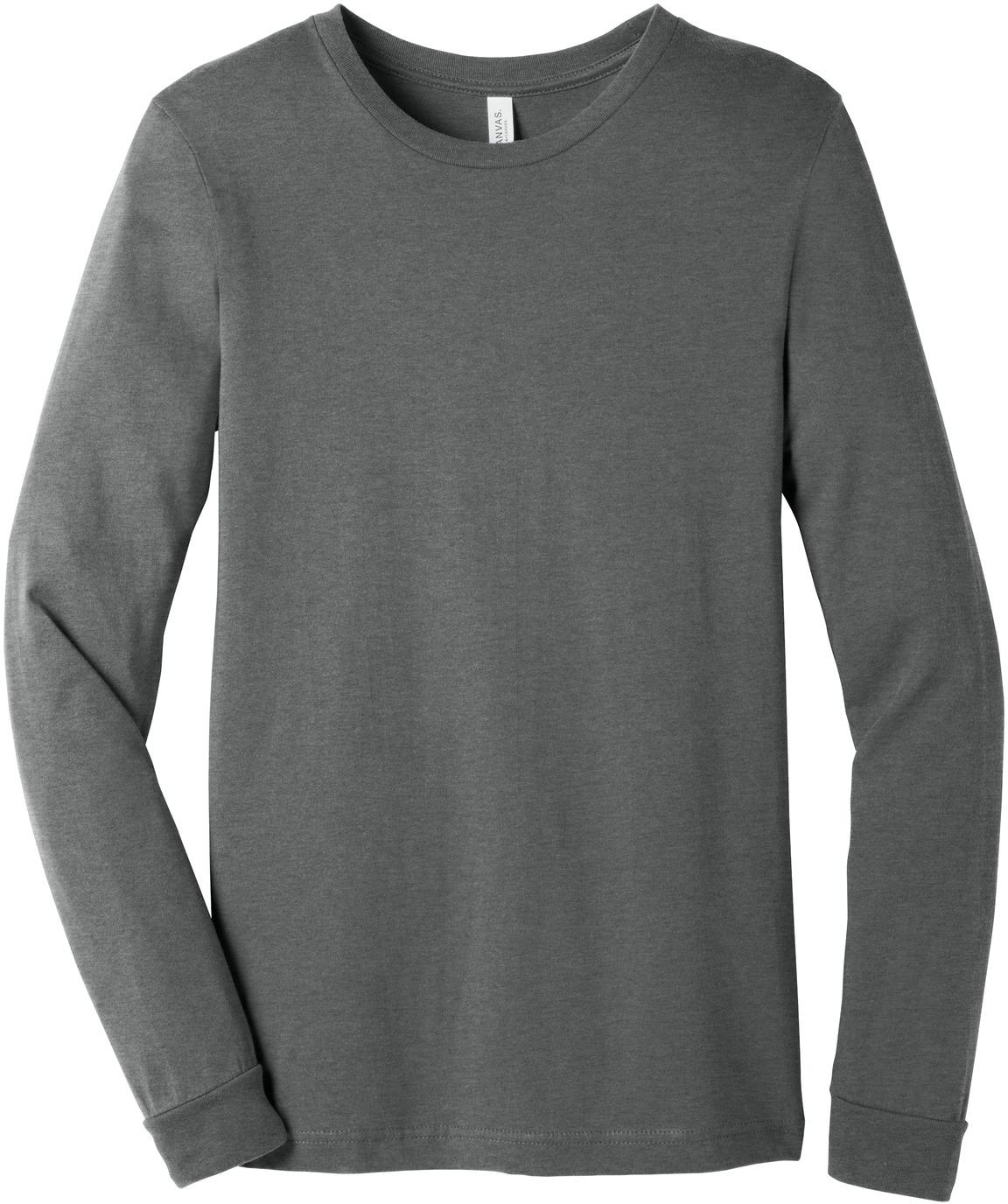 BELLA+CANVAS ® Unisex Heather CVC Long Sleeve Tee Shirt BC3501CVC, XS-3XL - Picture 24 of 75
