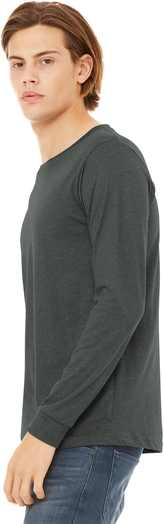 BELLA+CANVAS ® Unisex Heather CVC Long Sleeve Tee Shirt BC3501CVC, XS-3XL - Picture 21 of 75