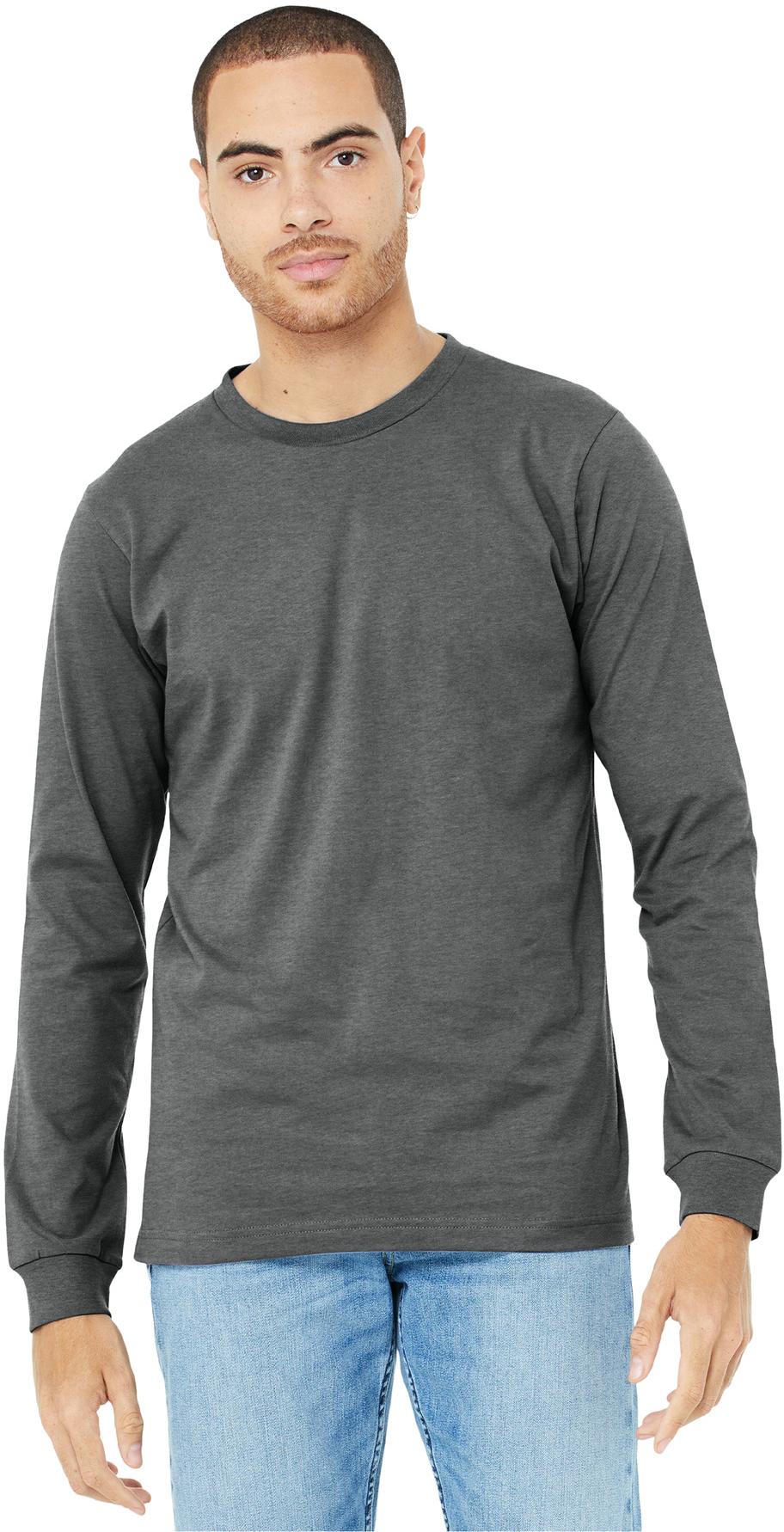 BELLA+CANVAS ® Unisex Heather CVC Long Sleeve Tee Shirt BC3501CVC, XS-3XL - Picture 20 of 75