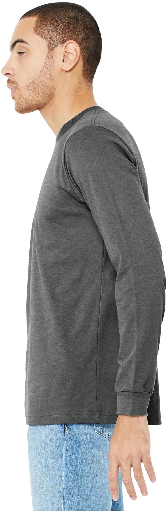 BELLA+CANVAS ® Unisex Heather CVC Long Sleeve Tee Shirt BC3501CVC, XS-3XL - Picture 22 of 75