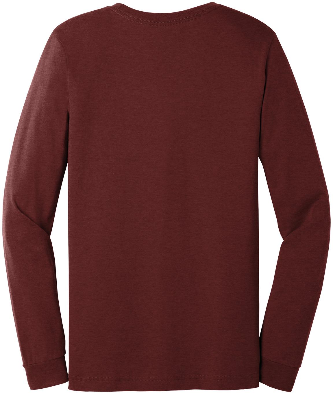 BELLA+CANVAS ® Unisex Heather CVC Long Sleeve Tee Shirt BC3501CVC, XS-3XL - Picture 31 of 75
