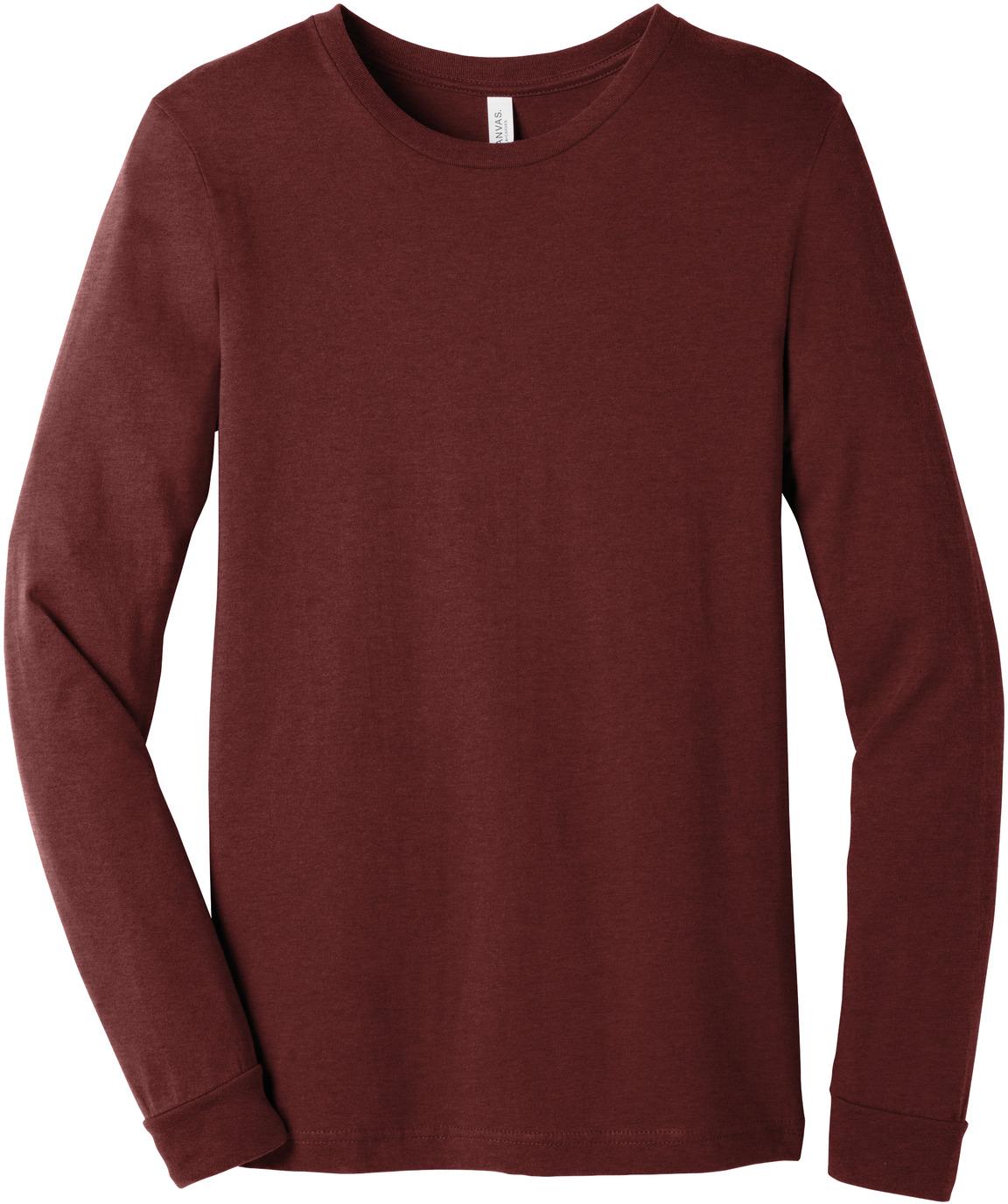BELLA+CANVAS ® Unisex Heather CVC Long Sleeve Tee Shirt BC3501CVC, XS-3XL - Picture 30 of 75
