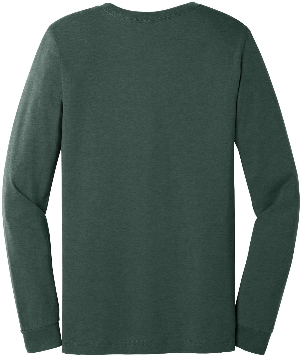 BELLA+CANVAS ® Unisex Heather CVC Long Sleeve Tee Shirt BC3501CVC, XS-3XL - Picture 43 of 75