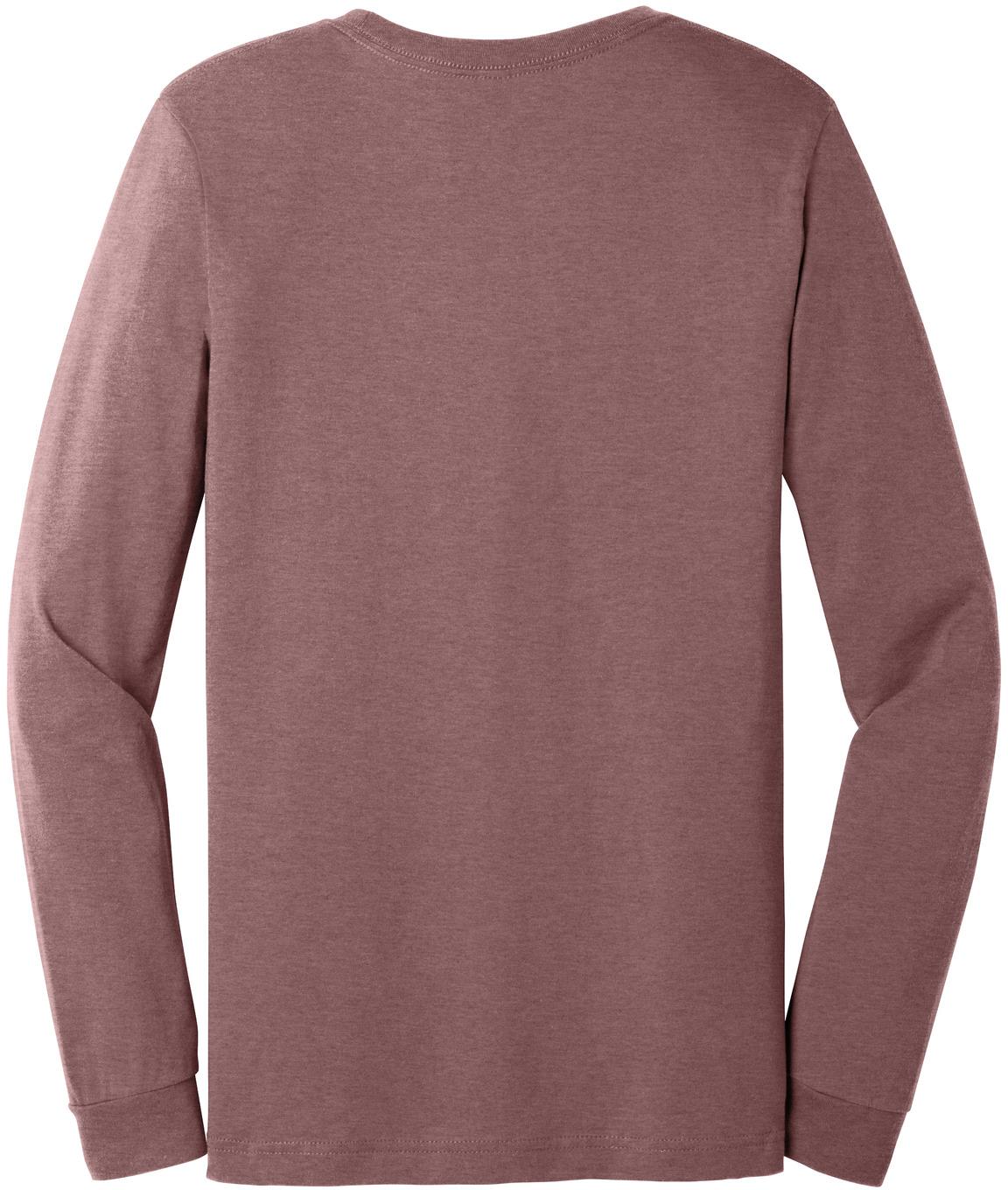 BELLA+CANVAS ® Unisex Heather CVC Long Sleeve Tee Shirt BC3501CVC, XS-3XL - Picture 49 of 75