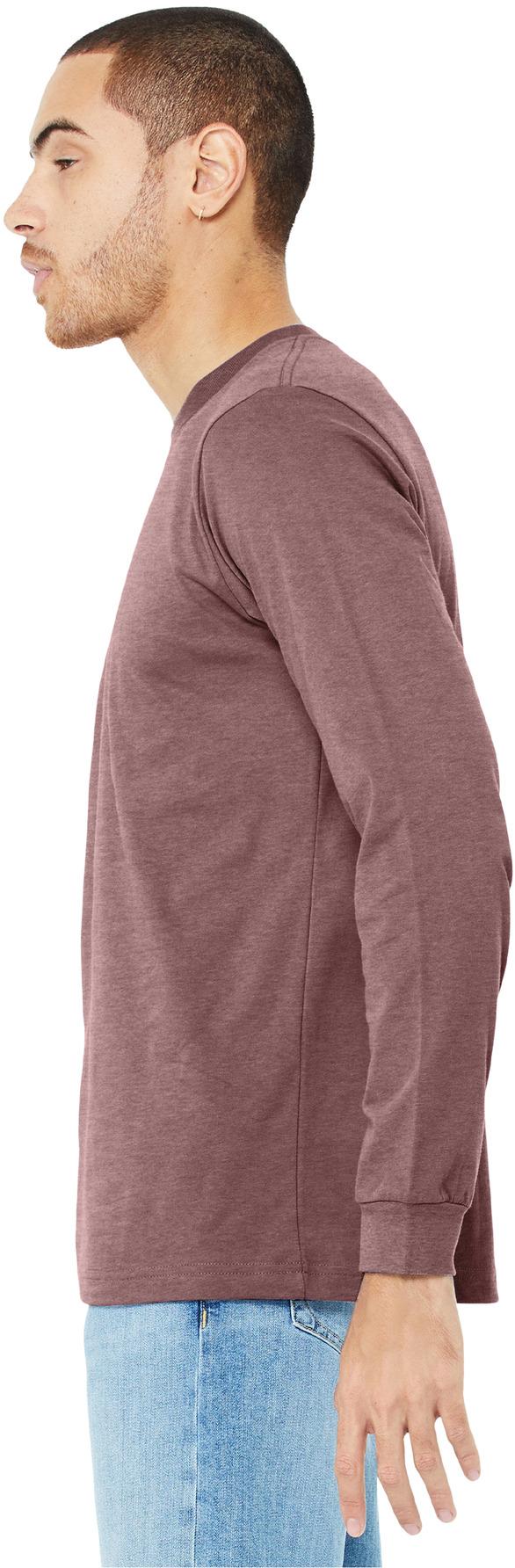 BELLA+CANVAS ® Unisex Heather CVC Long Sleeve Tee Shirt BC3501CVC, XS-3XL - Picture 46 of 75