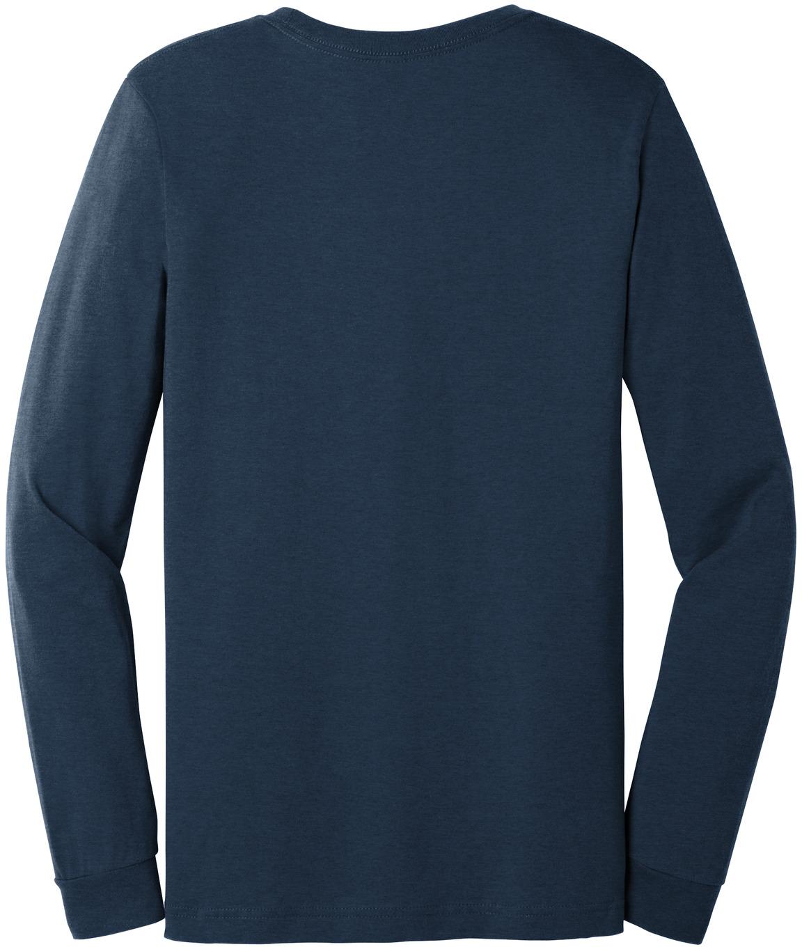 BELLA+CANVAS ® Unisex Heather CVC Long Sleeve Tee Shirt BC3501CVC, XS-3XL - Picture 55 of 75