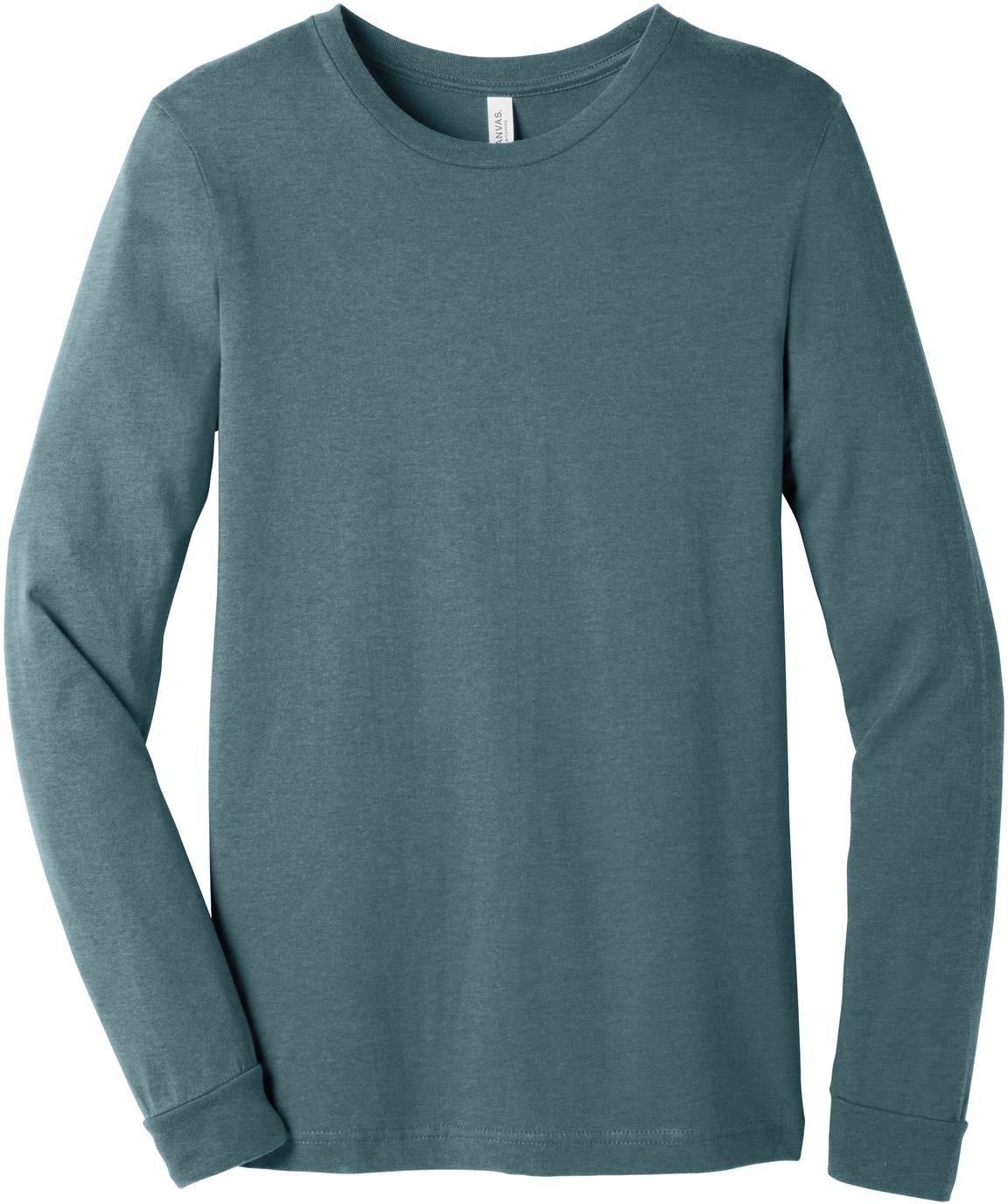 BELLA+CANVAS ® Unisex Heather CVC Long Sleeve Tee Shirt BC3501CVC, XS-3XL - Picture 60 of 75