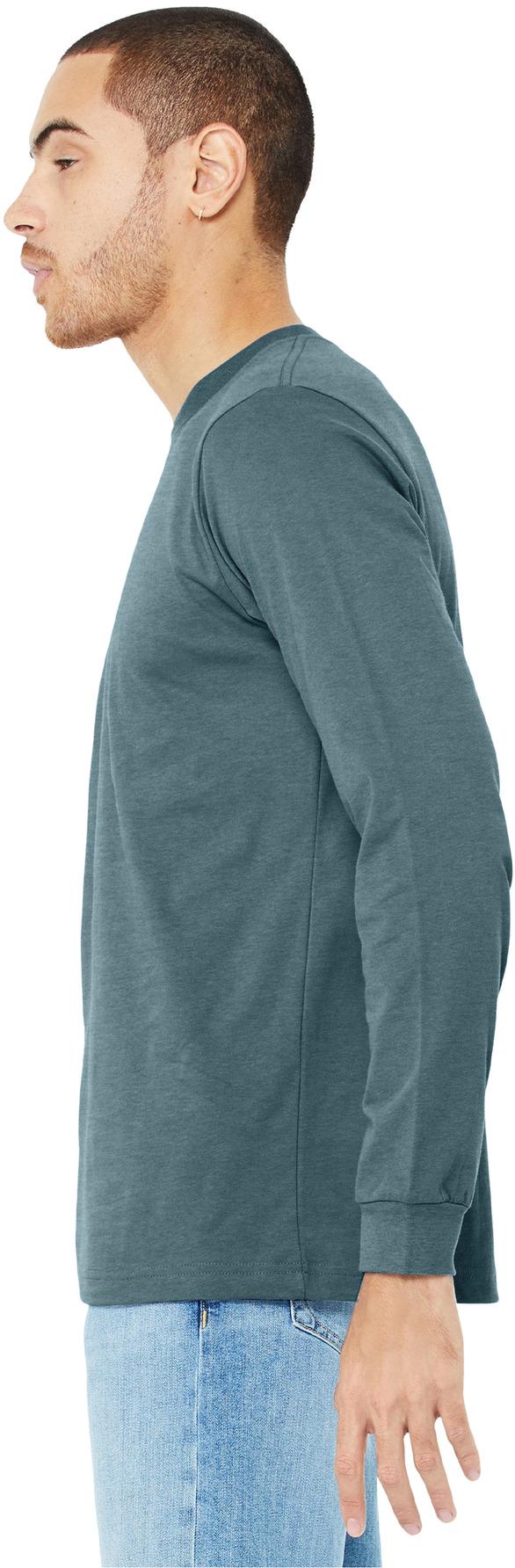 BELLA+CANVAS ® Unisex Heather CVC Long Sleeve Tee Shirt BC3501CVC, XS-3XL - Picture 58 of 75
