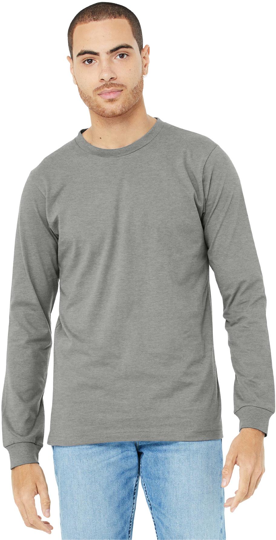 BELLA+CANVAS ® Unisex Heather CVC Long Sleeve Tee Shirt BC3501CVC, XS-3XL - Picture 62 of 75