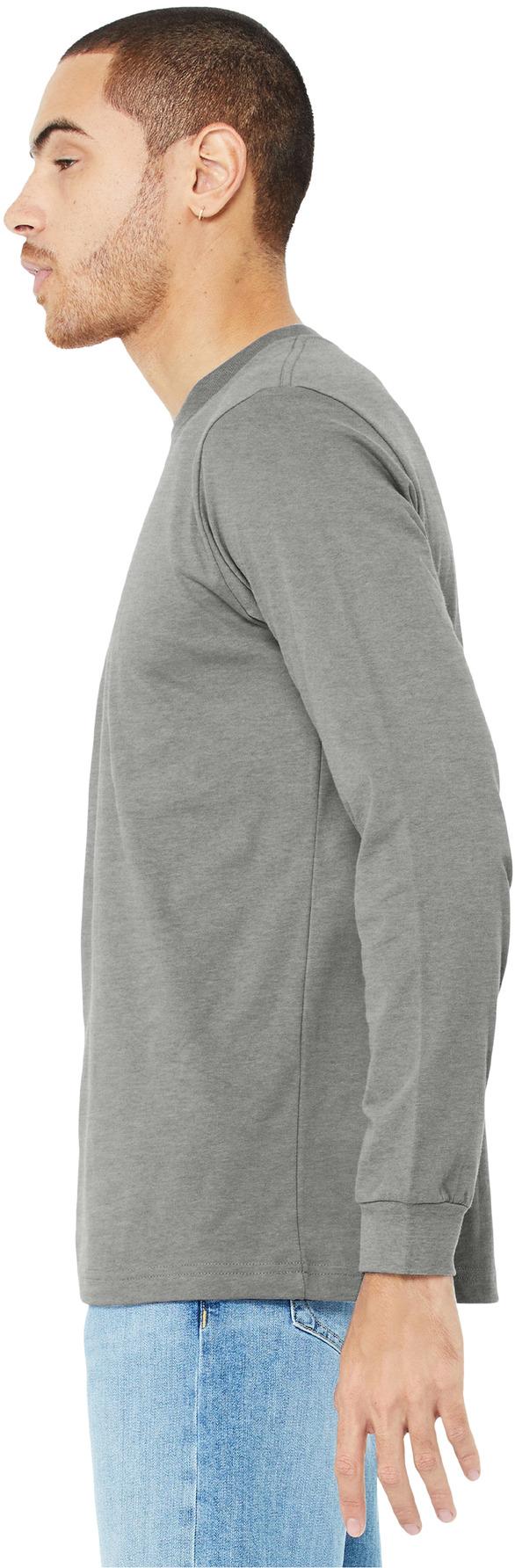 BELLA+CANVAS ® Unisex Heather CVC Long Sleeve Tee Shirt BC3501CVC, XS-3XL - Picture 64 of 75
