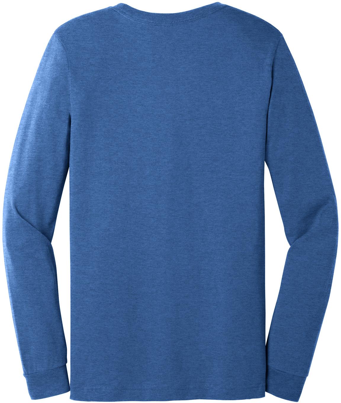 BELLA+CANVAS ® Unisex Heather CVC Long Sleeve Tee Shirt BC3501CVC, XS-3XL - Picture 73 of 75