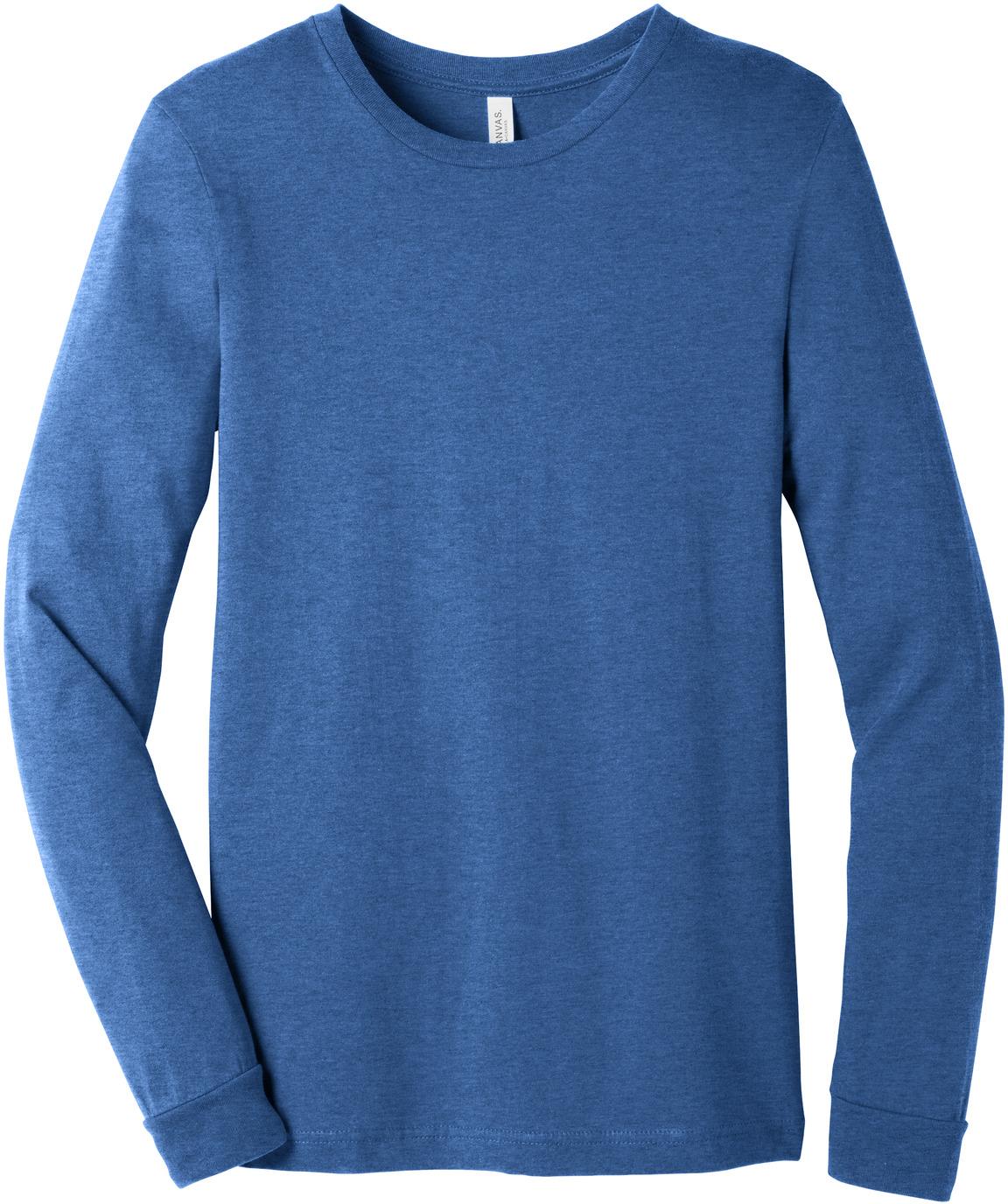 BELLA+CANVAS ® Unisex Heather CVC Long Sleeve Tee Shirt BC3501CVC, XS-3XL - Picture 72 of 75