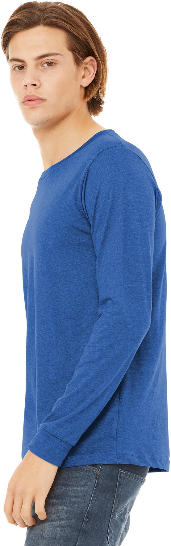 BELLA+CANVAS ® Unisex Heather CVC Long Sleeve Tee Shirt BC3501CVC, XS-3XL - Picture 69 of 75