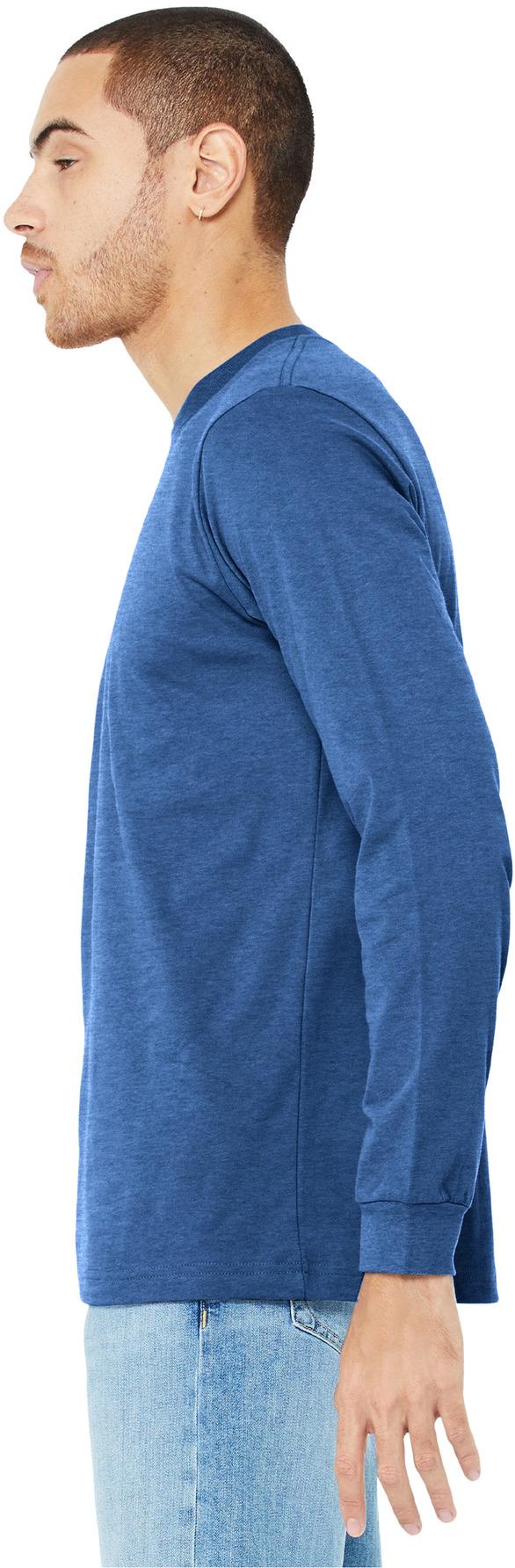 BELLA+CANVAS ® Unisex Heather CVC Long Sleeve Tee Shirt BC3501CVC, XS-3XL - Picture 70 of 75