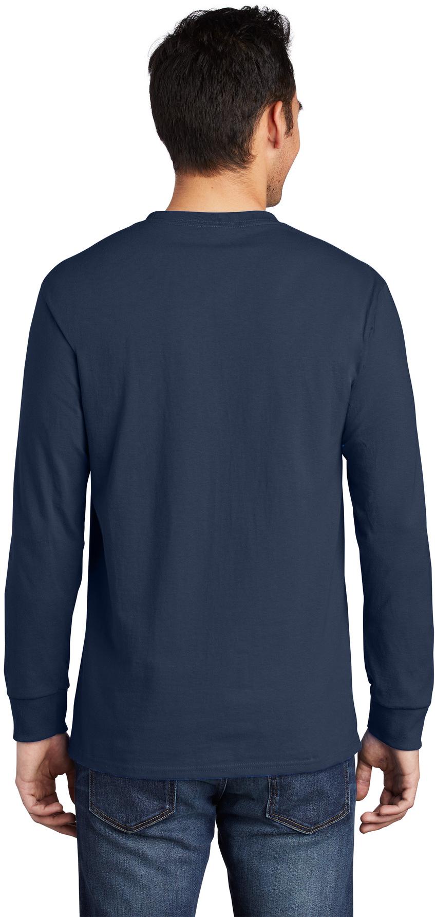 Port & Company ® Tall Long Sleeve Essential Pocket Tee PC61LSPT Sizes LT-4XLT