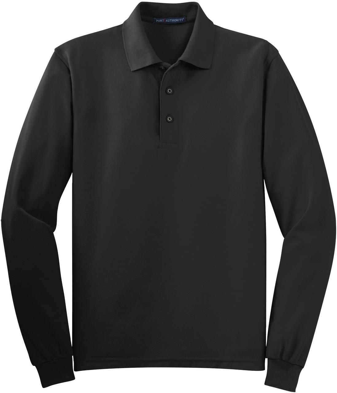 Port Authority ® Tall Silk Touch™ Long Sleeve Polo TLK500LS Mens Sizes LT-4XLT - Picture 6 of 25