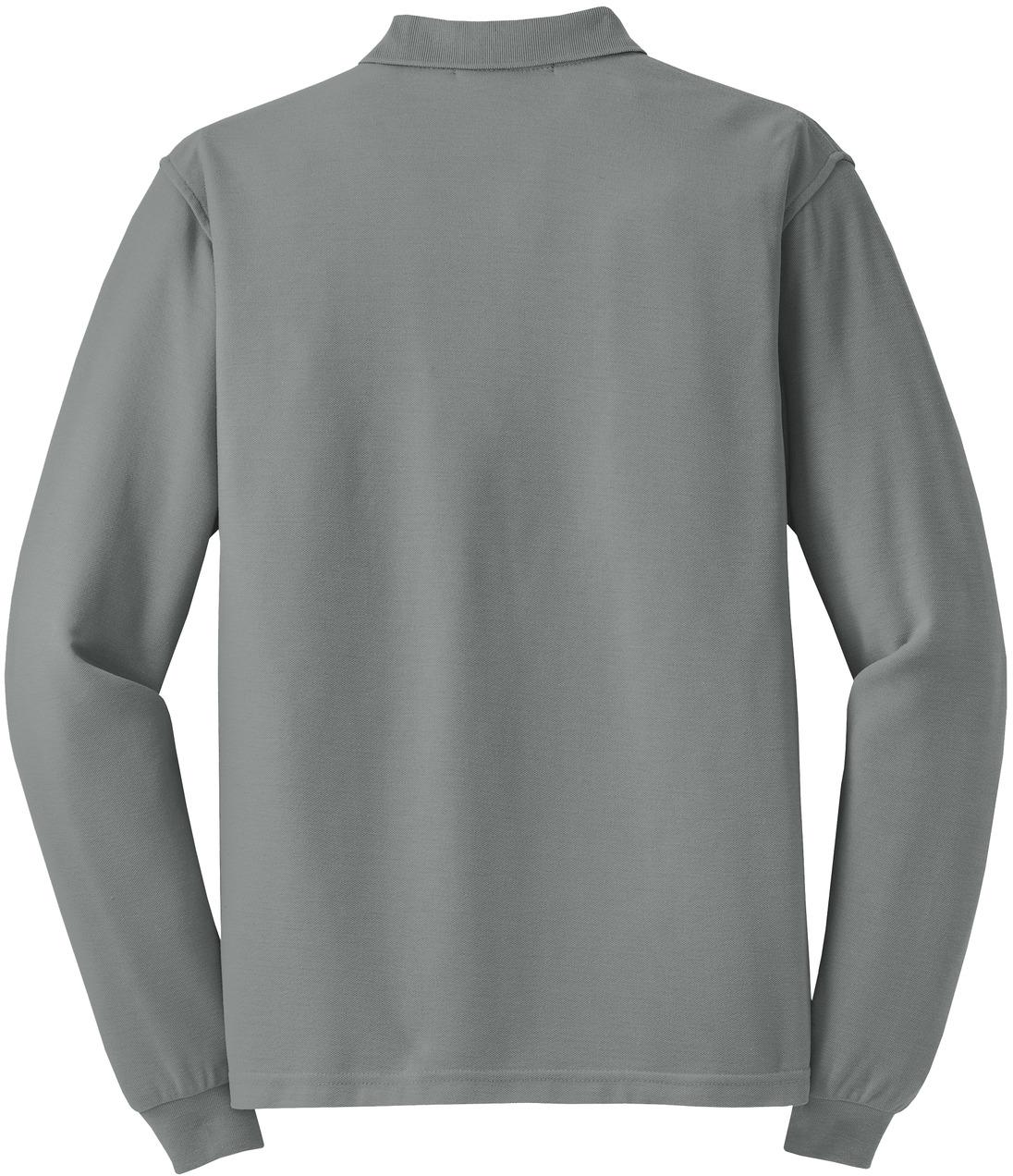 Port Authority ® Tall Silk Touch™ Long Sleeve Polo TLK500LS Mens Sizes LT-4XLT - Picture 13 of 25
