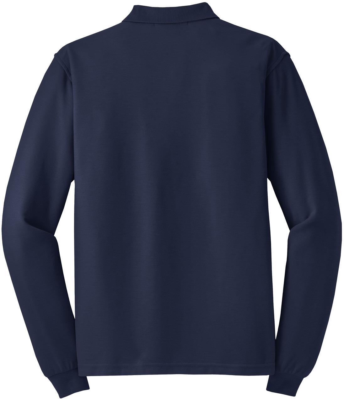 Port Authority ® Tall Silk Touch™ Long Sleeve Polo TLK500LS Mens Sizes LT-4XLT - Picture 19 of 25