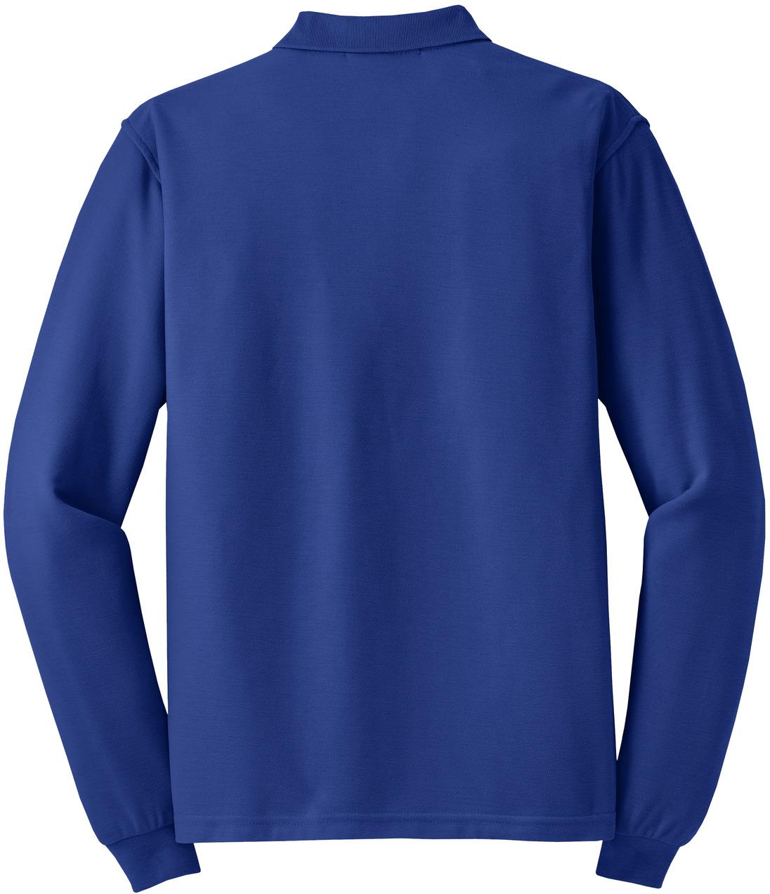 Port Authority ® Tall Silk Touch™ Long Sleeve Polo TLK500LS Mens Sizes LT-4XLT - Picture 25 of 25