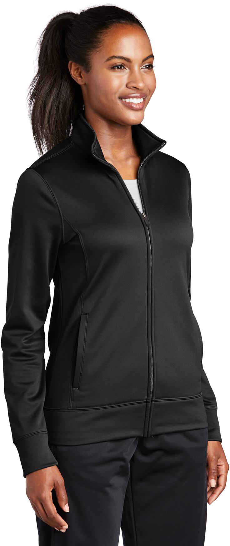 Sport-Tek ® Ladies Sport-Wick ® Fleece Full-Zip Jacket LST241 Ladies XS-4XL - Picture 2 of 41
