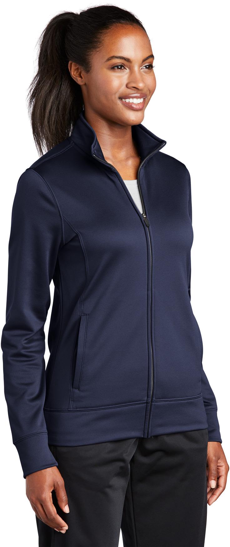 Sport-Tek ® Ladies Sport-Wick ® Fleece Full-Zip Jacket LST241 Ladies XS-4XL - Picture 22 of 41