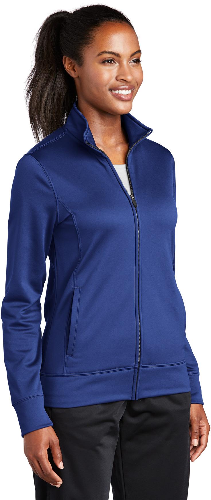 Sport-Tek ® Ladies Sport-Wick ® Fleece Full-Zip Jacket LST241 Ladies XS-4XL - Picture 32 of 41