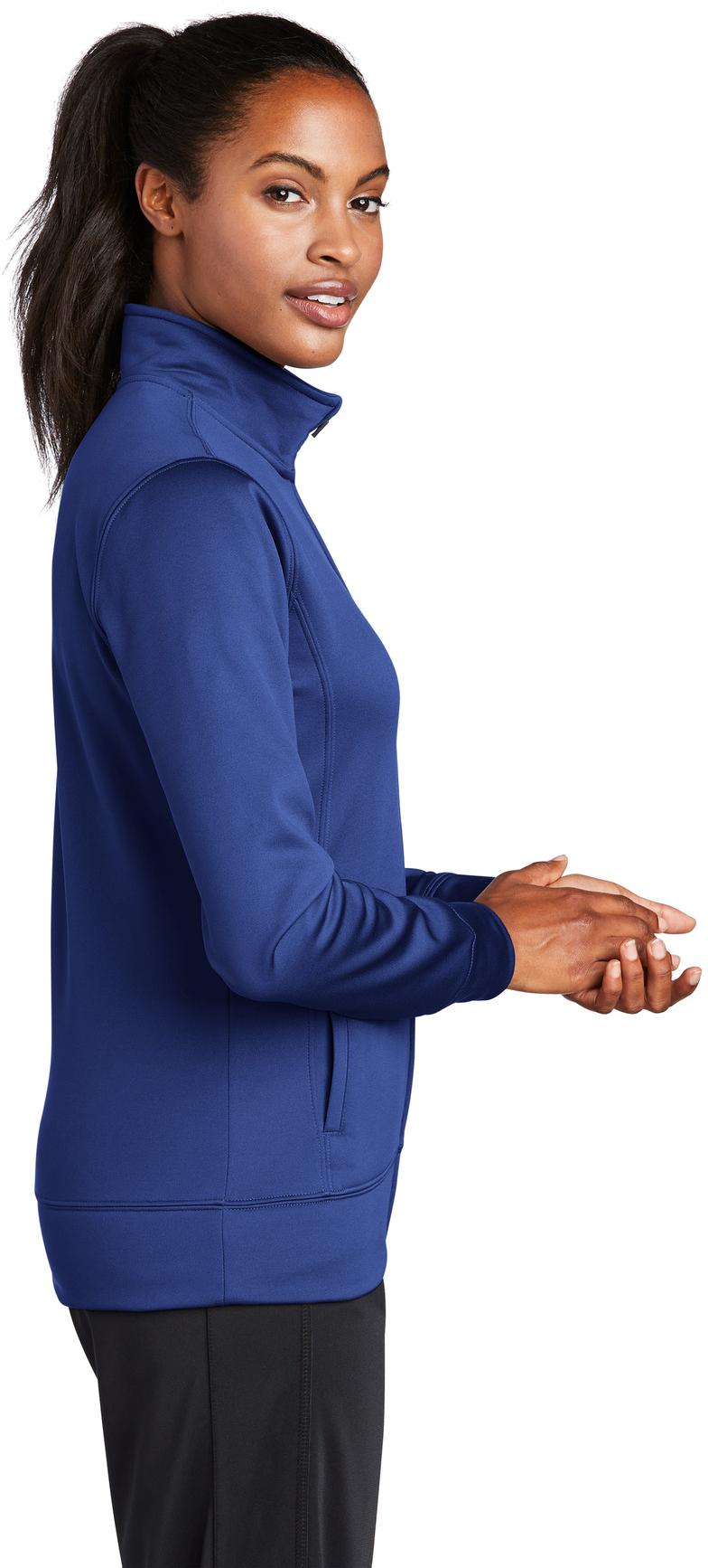 Sport-Tek ® Ladies Sport-Wick ® Fleece Full-Zip Jacket LST241 Ladies XS-4XL - Picture 33 of 41
