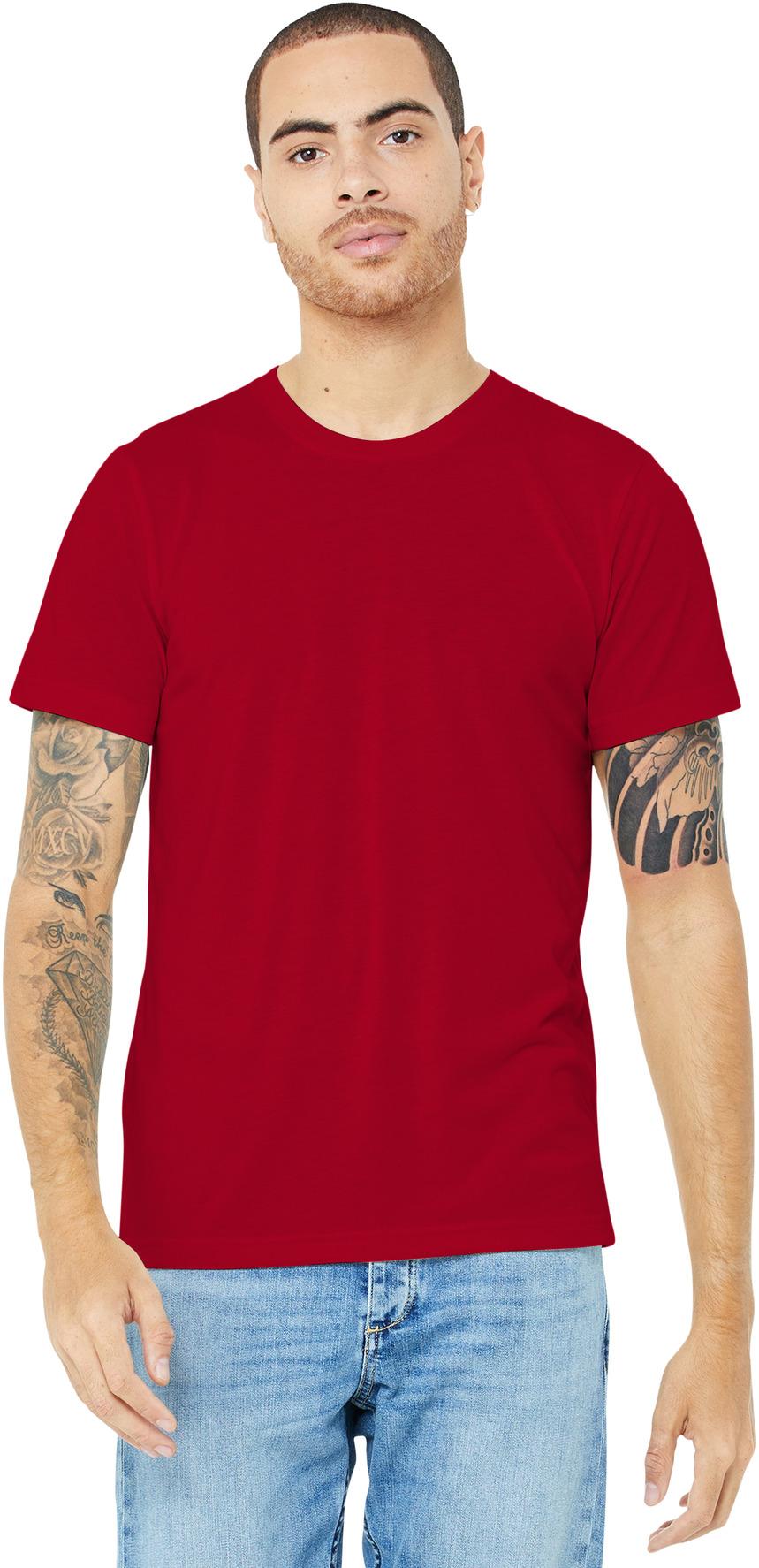 BELLA+CANVAS ® Unisex Made In The USA Jersey Short Sleeve Tee BC3001U XS-3XL - Picture 38 of 55