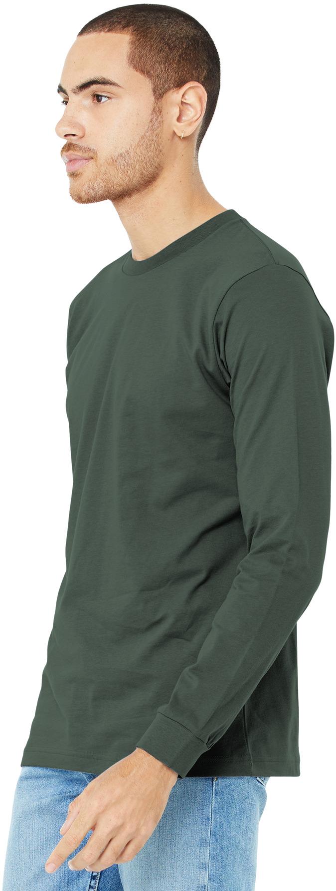 BELLA+CANVAS ® Unisex Jersey Long Sleeve Tee Shirt BC3501, XS-2XL - Picture 12 of 45