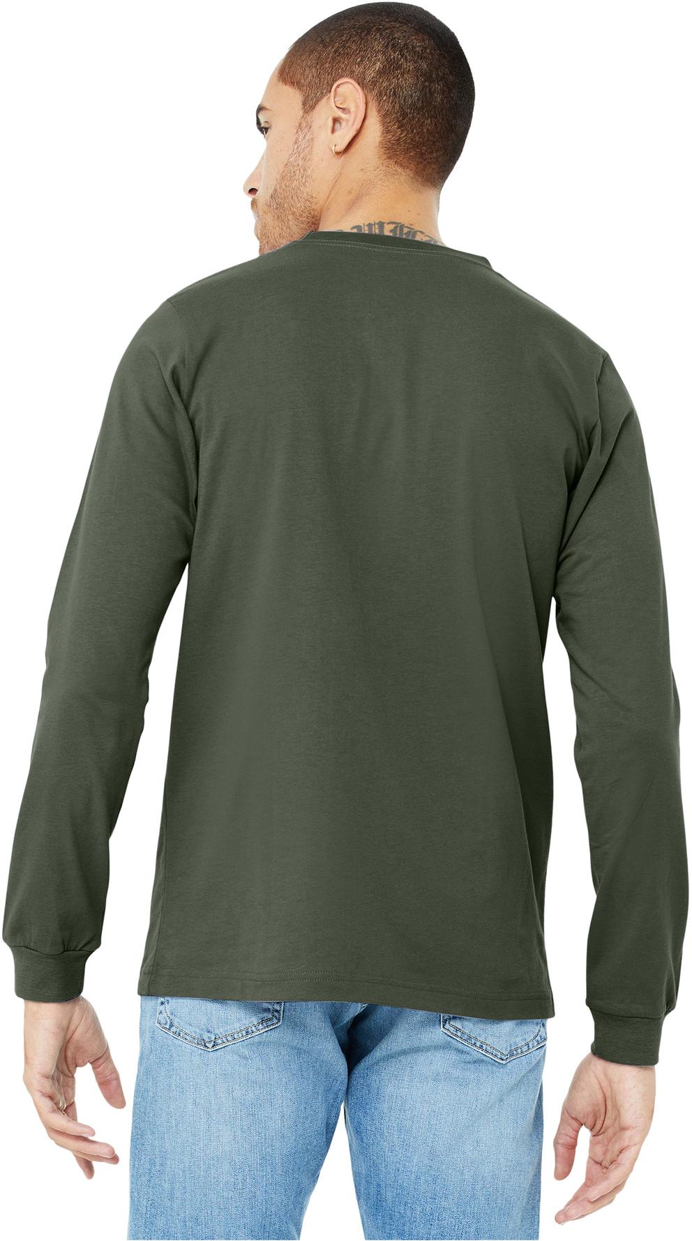 BELLA+CANVAS ® Unisex Jersey Long Sleeve Tee Shirt BC3501, XS-2XL - Picture 14 of 45