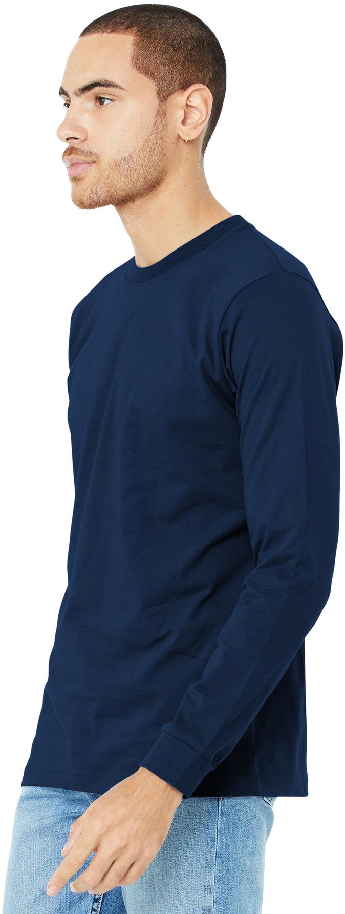 BELLA+CANVAS ® Unisex Jersey Long Sleeve Tee Shirt BC3501, XS-2XL - Picture 23 of 45