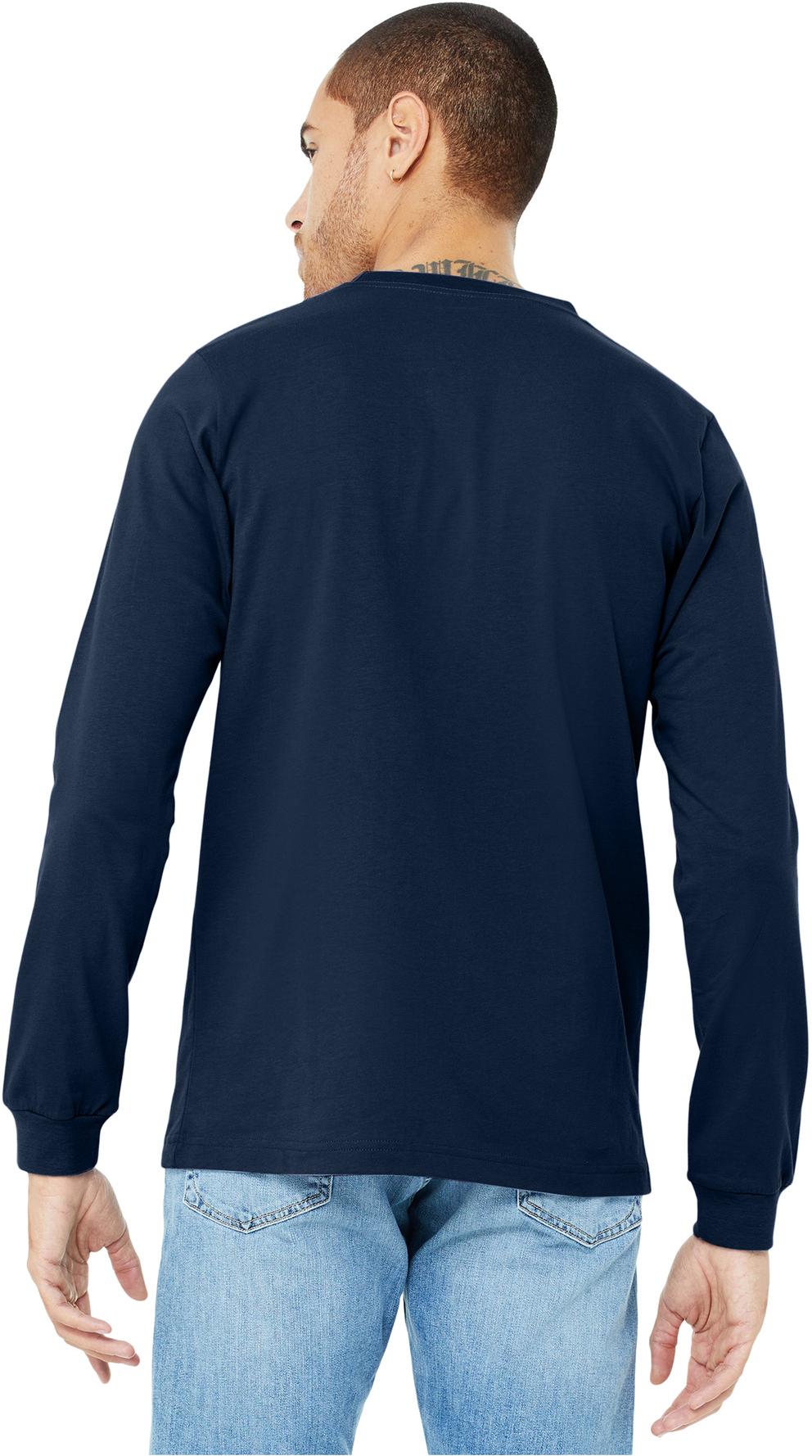 BELLA+CANVAS ® Unisex Jersey Long Sleeve Tee Shirt BC3501, XS-2XL - Picture 25 of 45