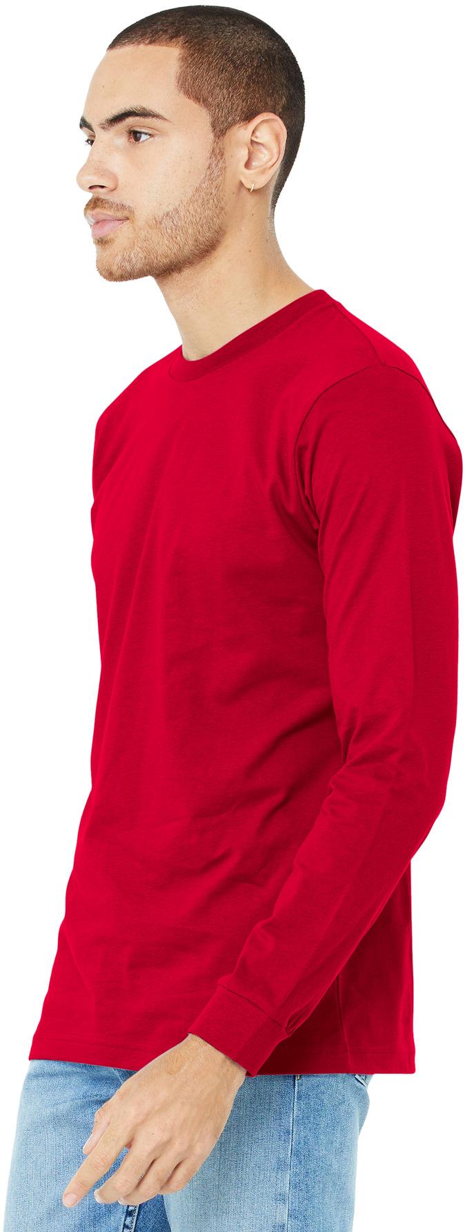 BELLA+CANVAS ® Unisex Jersey Long Sleeve Tee Shirt BC3501, XS-2XL - Picture 29 of 45