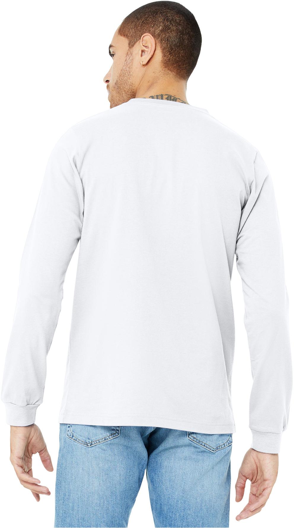 BELLA+CANVAS ® Unisex Jersey Long Sleeve Tee Shirt BC3501, XS-2XL - Picture 43 of 45