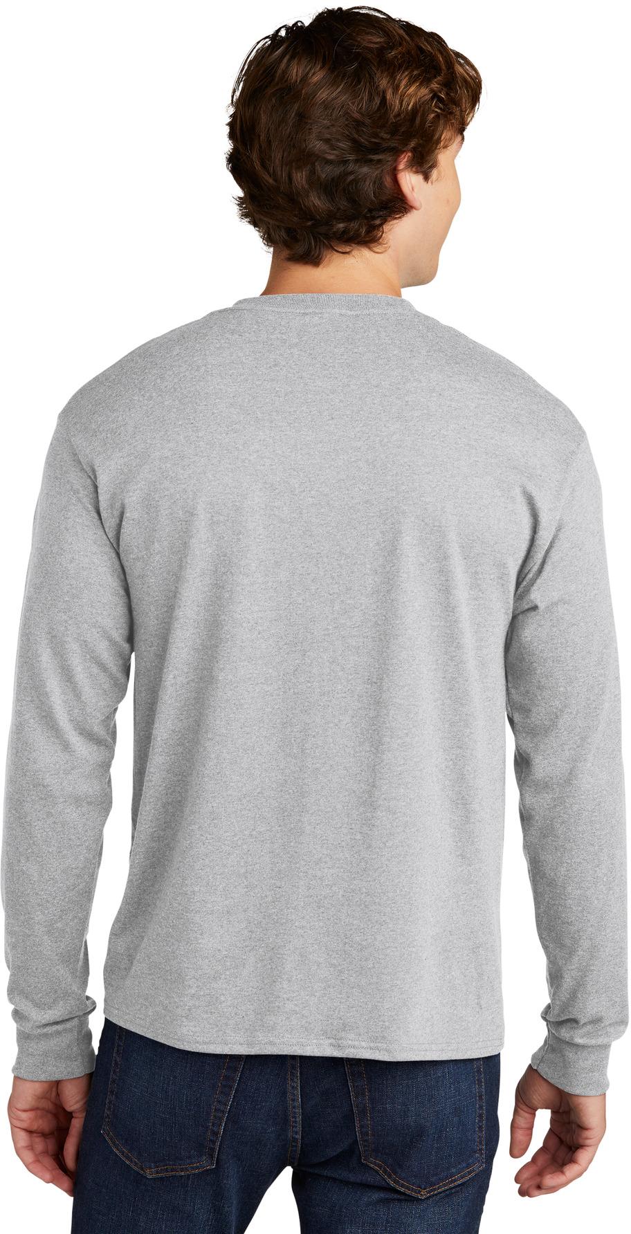 Hanes ® Essential-T 100% Cotton Long Sleeve T-Shirt Sizes S-3XL 5286