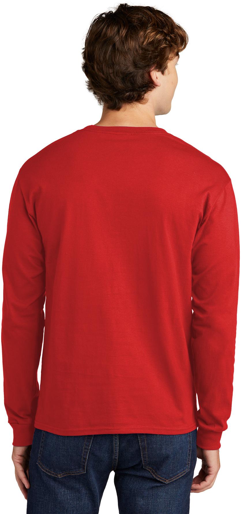 Hanes ® Essential-T 100% Cotton Long Sleeve T-Shirt Sizes S-3XL 5286