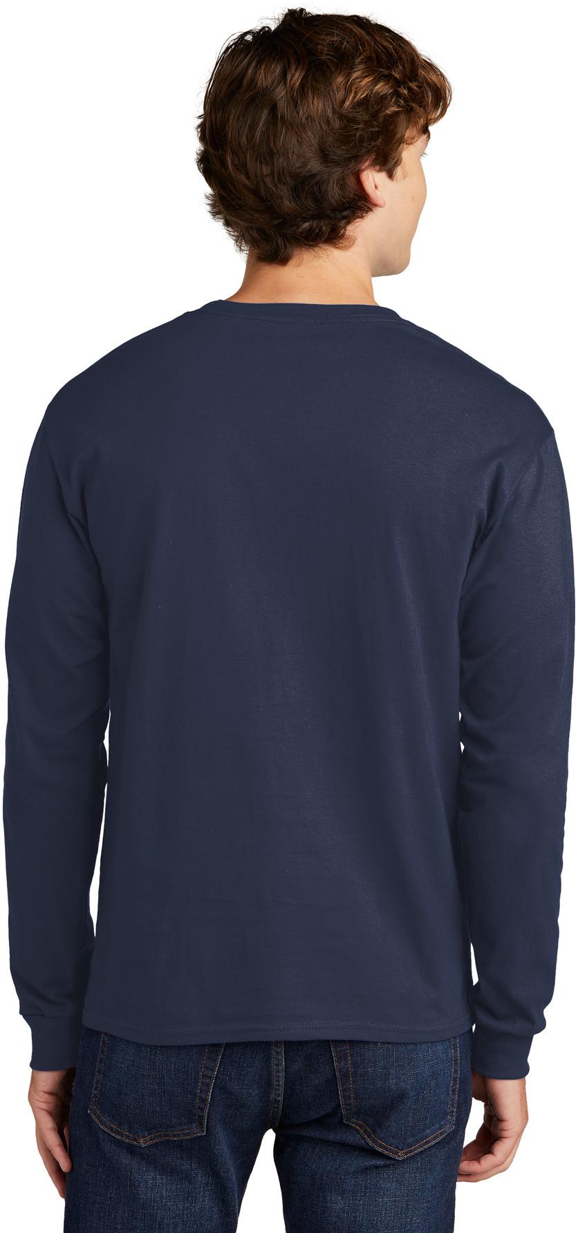 Hanes ® Essential-T 100% Cotton Long Sleeve T-Shirt Sizes S-3XL 5286