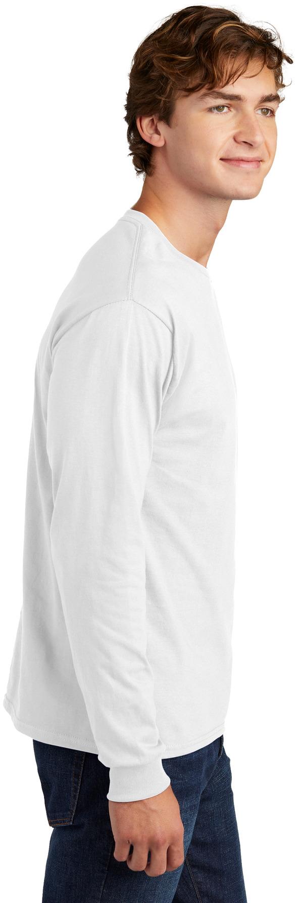 Hanes ® Essential-T 100% Cotton Long Sleeve T-Shirt Sizes S-3XL 5286