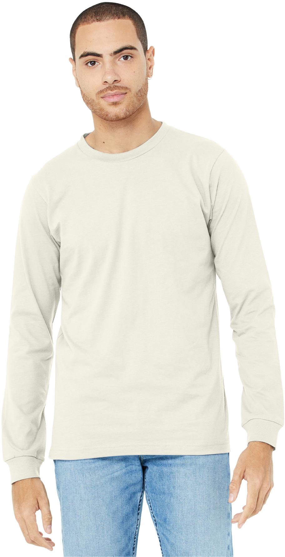 BELLA+CANVAS ® Unisex Jersey Long Sleeve Tee Shirt BC3501, XS-2XL - Picture 17 of 45