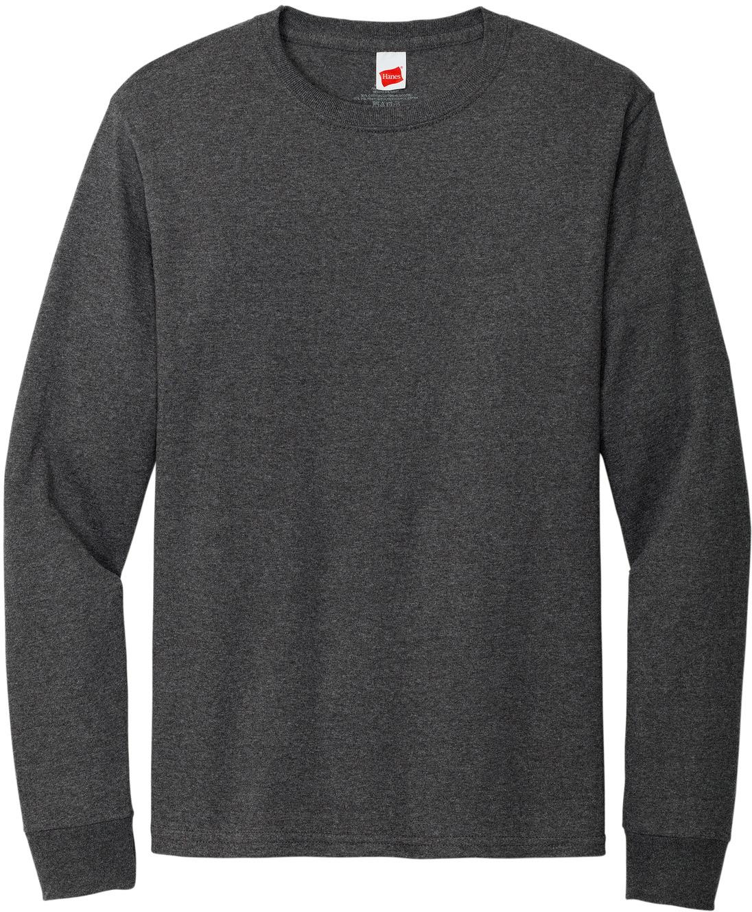 Hanes ® Essential-T 100% Cotton Long Sleeve T-Shirt Sizes S-3XL 5286