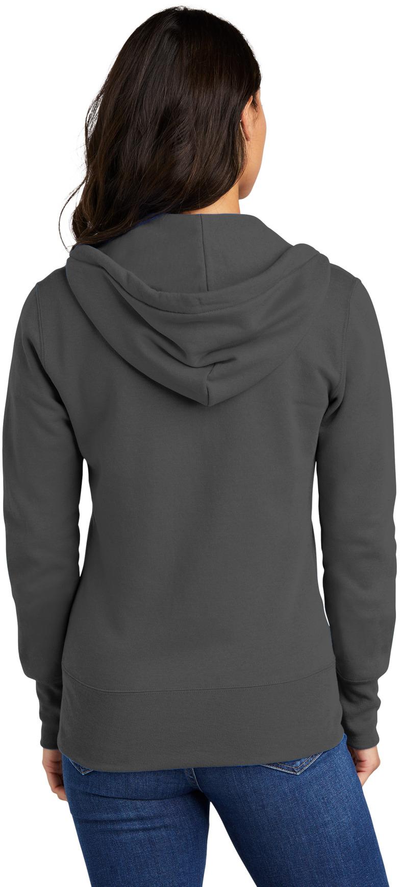 Port & Company ® Ladies Core Fleece Full-Zip Hooded Sweatshirt LPC78ZH XS-4XL - Picture 9 of 51