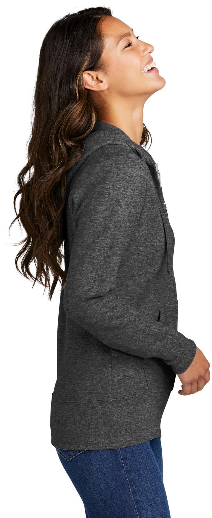 Port & Company ® Ladies Core Fleece Full-Zip Hooded Sweatshirt LPC78ZH XS-4XL - Picture 13 of 51