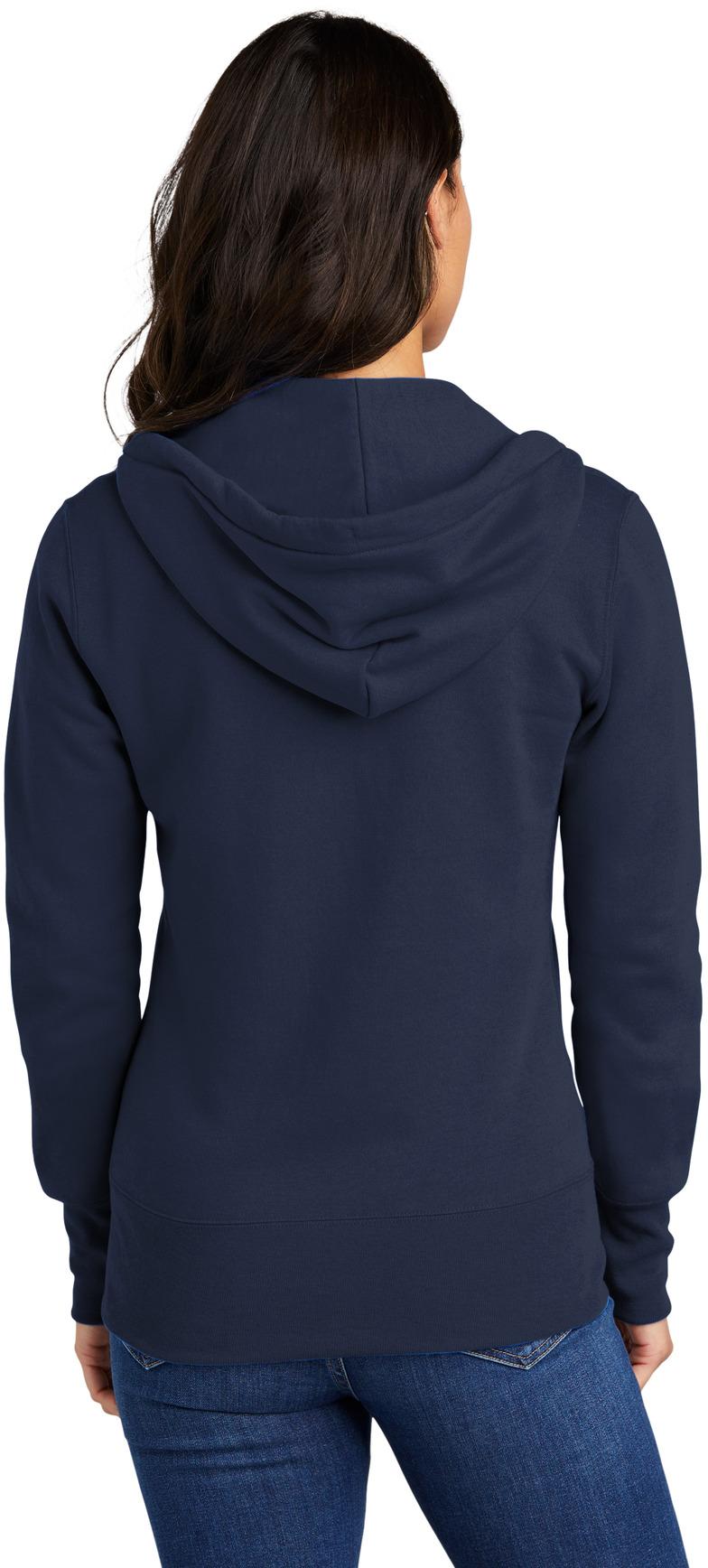 Port & Company ® Ladies Core Fleece Full-Zip Hooded Sweatshirt LPC78ZH XS-4XL - Picture 24 of 51