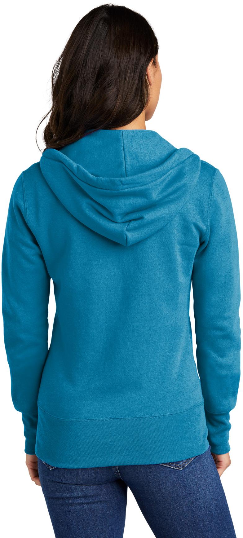 Port & Company ® Ladies Core Fleece Full-Zip Hooded Sweatshirt LPC78ZH XS-4XL - Picture 29 of 51
