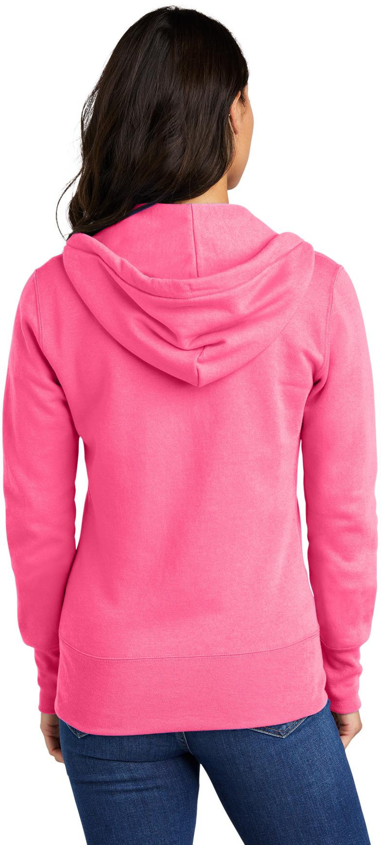 Port & Company ® Ladies Core Fleece Full-Zip Hooded Sweatshirt LPC78ZH XS-4XL - Picture 34 of 51