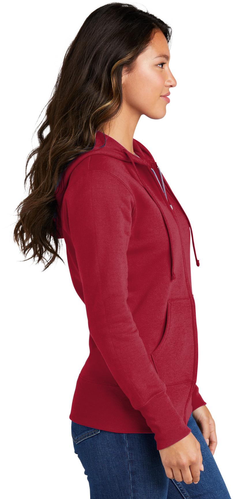 Port & Company ® Ladies Core Fleece Full-Zip Hooded Sweatshirt LPC78ZH XS-4XL - Picture 38 of 51