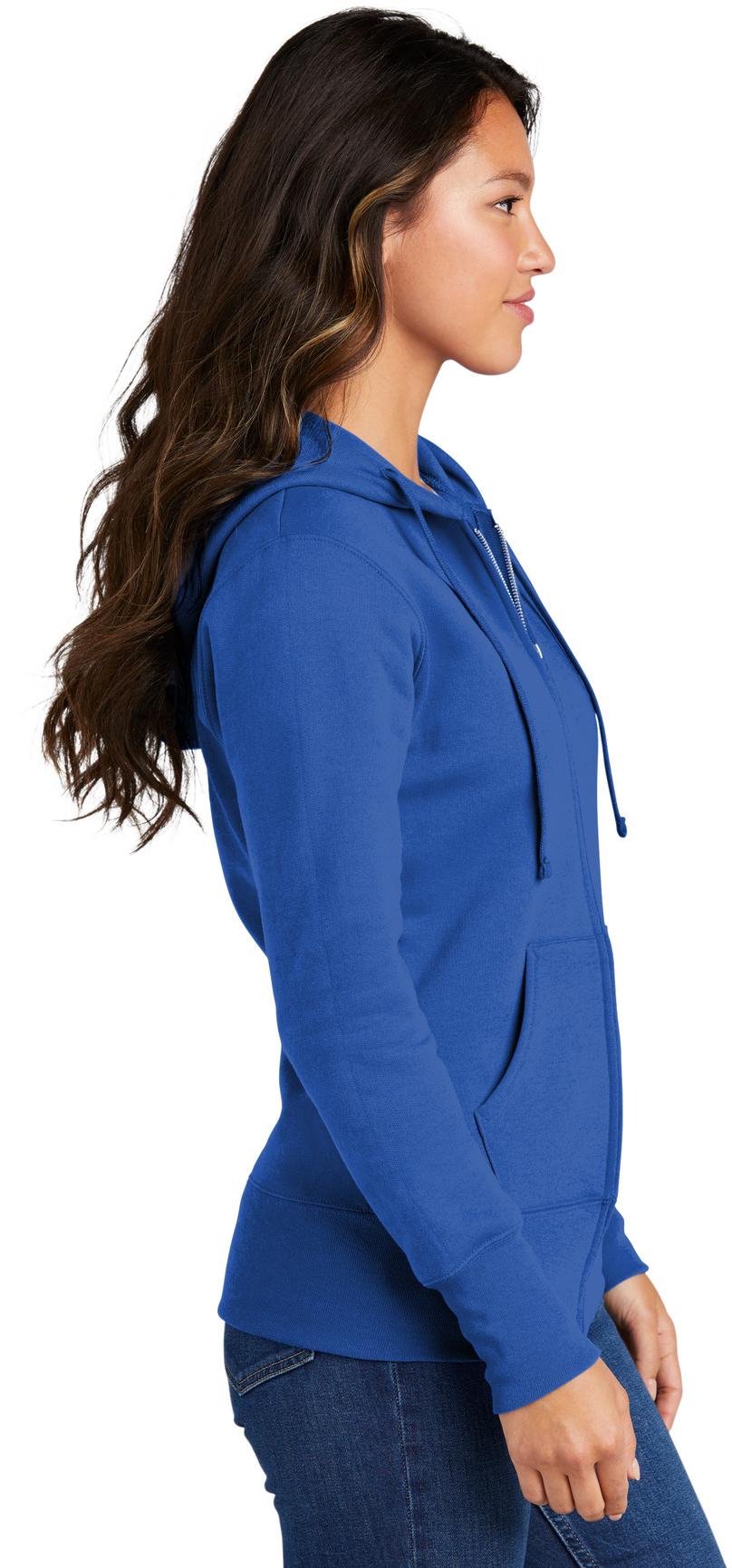 Port & Company ® Ladies Core Fleece Full-Zip Hooded Sweatshirt LPC78ZH XS-4XL - Picture 43 of 51