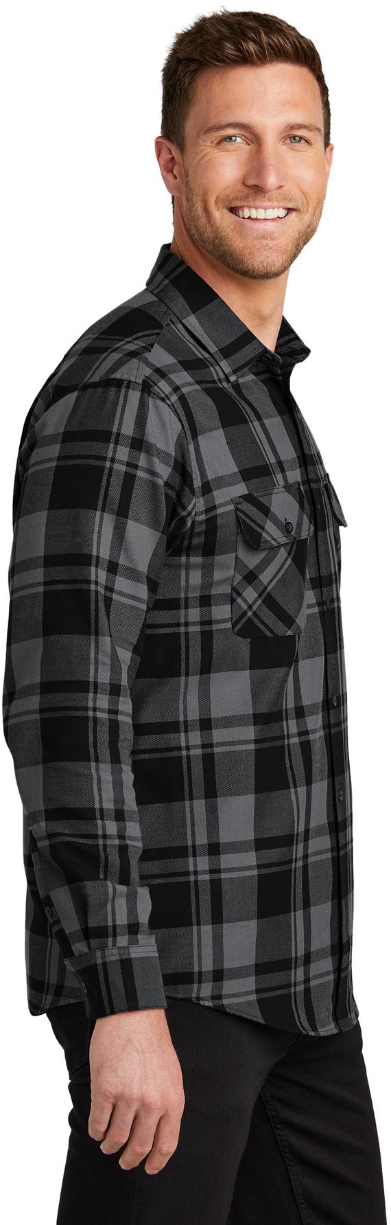 Port Authority® kariertes Flanellhemd W668 Herren Größen XS-4XL - Bild 8 von 46