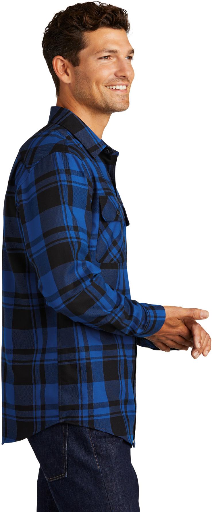 Port Authority® kariertes Flanellhemd W668 Herren Größen XS-4XL - Bild 33 von 46
