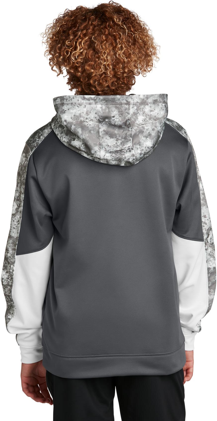 Sport-Tek ® Youth Sport-Wick ® Mineral Freeze Fleece Colorblock Hooded YST231 - Picture 9 of 20